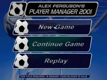 Sportweek Player Manager 2001 (NL) screen shot title